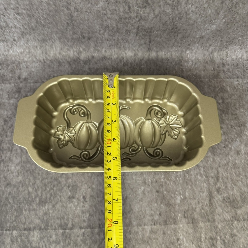 Nordic Ware Botanical Pumpkin Loaf Pan 6 Cups / 1.4 Liters - Picture 12 of 12